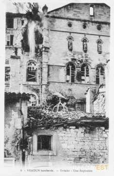 Evêché  en ruines (Verdun)